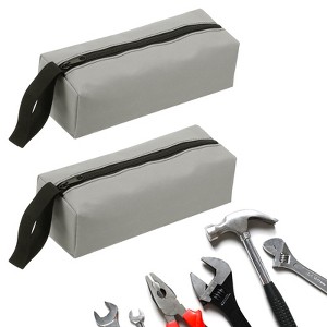 Unique Bargains Oxford Cloth Multi-Purpose Organizing Zipper Electrician Tool Bags 2 Pcs - 1 of 4