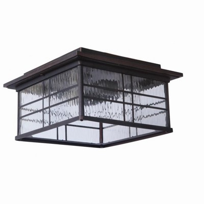 Craftmade Lighting Dorset 2 - Light Flush Mount in  Aged Bronze Brushed