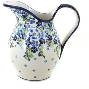 Blue Rose Polish Pottery 1160 Zaklady Pitcher - 1 of 1