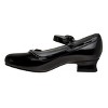 Josmo' Girls' Toddler Dress Shoes - White Flower Mary Jane Style with Low Heel for Wedding Party, Princess Shoes - 3 of 4