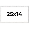 PosterPalooza | Textured White Picture Frame - UV Acrylic, Backing Board, Hanging Hardware Included - 2 of 4