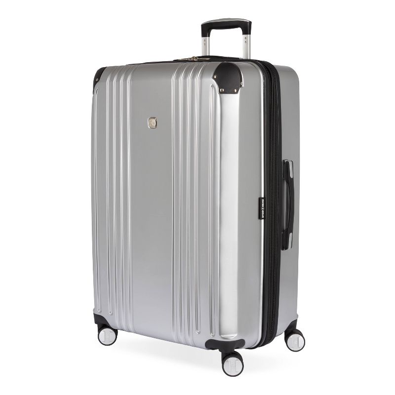 SWISSGEAR Spartan Hardside Large Checked Suitcase, 4 of 12