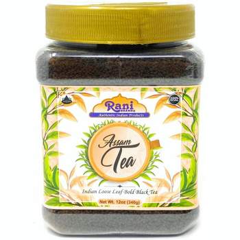 Assam Tea (Indian Loose Leaf Bold Black Tea) - 12oz (340g) - Rani Brand Authentic Indian Products