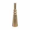 Decorative Vase - Metal Aluminum Sculptural Neck Design - Gold Metallic Finish - Modern Accent for Home Office Bedroom Living Room Décor - 2 of 4