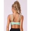 Allegra K Women's Full-Coverage U Back Fitness Sports Bras with Fixed Padded Cup - image 2 of 4