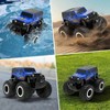 Amphibious RC Car 2.4GHz 1:16 All Terrain Off-Road RC Car Waterproof RC Monster Truck Pool Toys Remote Control Boat - 2 of 4