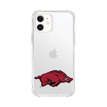 NCAA Arkansas Razorbacks Clear Tough Edge Phone Case - iPhone 12 mini