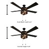 52" 5-Blade LED Zander Urban Industrial Caged Lighted Ceiling Fan - River of Goods - 4 of 4
