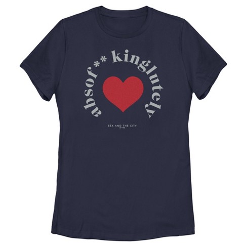 Women's Sex And The City Mr. Big Absolutely Heart T-shirt : Target
