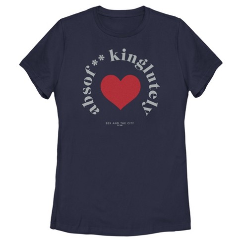 Women's Sex and the City Mr. Big Absolutely Heart T-Shirt - image 1 of 4