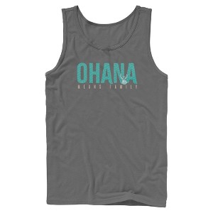 Men's Lilo & Stitch Bold Ohana means Family Tank Top - 1 of 4