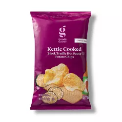 Kettle Cooked Potato Truffle Hot Sauce Chips - 8oz - Good & Gather™