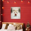Stupell Industries Santa's Visit Sleigh Ride Canvas Art - 3 of 4
