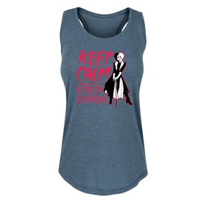 Women's - Cruella -  Graphic Racerback Tank - 1 of 4