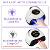 YEVYO 180W UV LED Nail Lamp With 3 Timers and Automatic Sensor Professional Nail Light - White - 4 of 4
