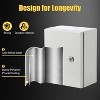 Electrical Distribution Box with Hinged Cover, Panel Box with Waterproof & Dustproof Enclosure, Indoor Outdoor Junction Box with Mounting Plate - 3 of 4
