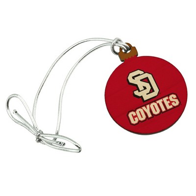 South Dakota Secondary Logo Mini Small Tiny Wood Christmas Tree Holiday Ornament