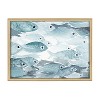 Kate and Laurel Blake Aholehole Framed Printed Glass by Janet Meinke-Lau, 18x24, Natural - 2 of 4