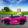 Coucheta 12V Licensed Corvette Kids Ride-On Car w/ Remote Control, Electric Sports Car with LED Lights, Music, Dashboard Display, Gift for Boys&Girls - 4 of 4