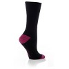 Women's Contrast Heel & Toe Crew Sock | Size Women's 5-9 - Black - 4 of 4