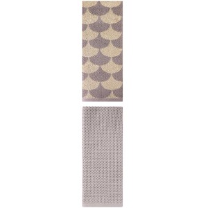 REGALWOVEN Cotton Hand Towels Absorbent Soft for Bathroom Hand Face Gym Spa 13" x 30"/13" x 29" 2 Pcs - 1 of 4