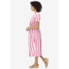 Woman Within Plus Size Short-Sleeve Seersucker Dress - 4 of 4