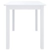Clihome Compact 4-Person Dining Table,Solid Rubber Wood Table for Cozy Meals and Apartments - 4 of 4