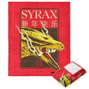 Warner Bros. Game Of Thrones Year of the Dragon Syrax Silk Touch Throw Blanket 50x60 Inches - 1 of 4