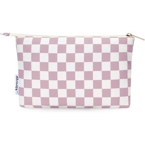 Narwey Small Checkered Makeup Bag for Purse Small Cosmetic Bag - 1 of 3