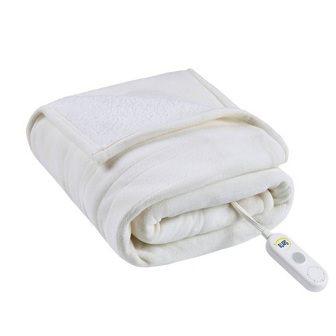 Fleece electric throw online blanket