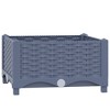 vidaXL Raised Bed 15.7"x15.7"x9.1" Polypropylene - 2 of 4