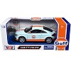 Audi TT Coupe "Gulf Oil" Light Blue with Orange Stripes "Gulf Die-Cast Collection" 1/24 Diecast Model Car by Motormax - 3 of 3