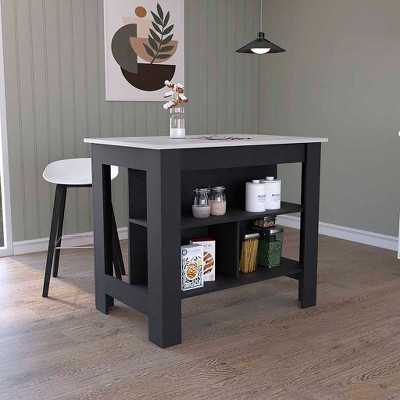 Xiyuyeu Large Kitchen Island With Storage Space With Extra Large ...