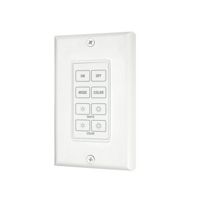 Armacost Lighting Slimline White Or Single Color Led Strip Light Controller  Light Switch Systems : Target