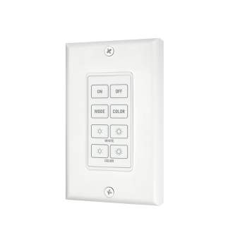 Armacost Lighting Wireless Wall Mount Touchpad for RGB+W LED Dimmers Light Switch Systems