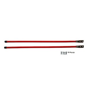 Buyers Products 1308110 Bolt On Snow Plow Vehicle Bumper Low Temp Nylon Marker Sight Guides Pair with Vertical Mounting Hardware, Fluorescent Orange - 1 of 4
