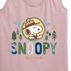 Women's - Peanuts - Ranger Snoopy Graphic Racerback Tank - 2 of 4
