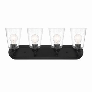 Designers Fountain Zane 4 - Light Vanity in  Matte Black - 1 of 1