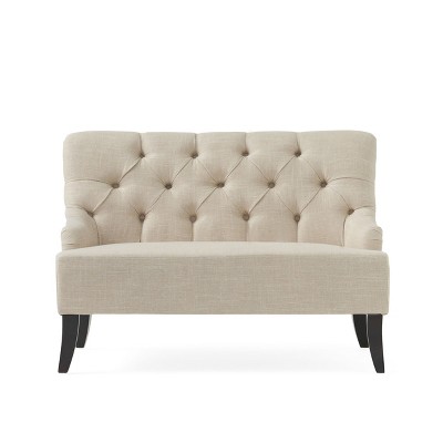 NicBex 44.25 Inch Loveseat Sofa with Tufted Back Modern Upholstered Couch with Wood Legs for Living Room,Apartment