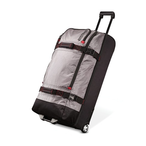 American Tourister 30&quot; Aeropack Wheeled Duffel Bag - Charcoal/Red : Target