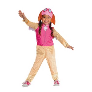 Toddler's Paw Patrol Skye Classic Costume Jumpsuit - Pink - 2T - 1 of 4