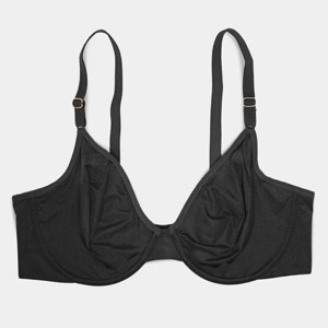 Smart & Sexy Women's Silky Smooth Demi Unlined Underwire Bra Black Hue ...