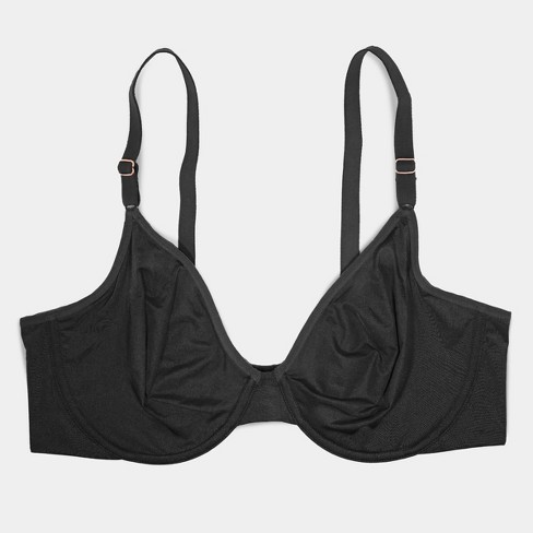 Smart & Sexy Women's Silky Smooth Demi Unlined Underwire Bra Black Hue 38d  : Target