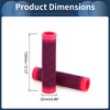 Unique Bargains Bike Handlebar Grips Covers 5.12" Purple 1 Pair - 3 of 4