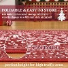 Christmas Area Rug Christmas Themed Holidays Winter Decorations Rugs Soft Foldable Accent Rugs for Living Room Bedroom - 4 of 4