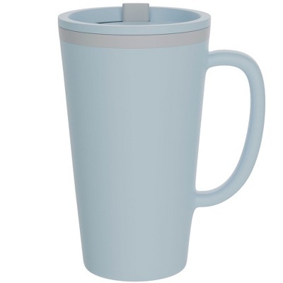 Copco Cone Double Wall Insulated Coffee Mug with Handle, Durable & BPA-Free Reusable Plastic, 16 oz.