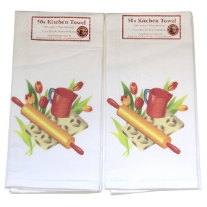 Decorative Towel Spring Bake Off Set / 2 100% Cotton Kitchen Tulip Vl116*Vl116 24.0 Inch Spring Bake Off Set / 2 100% Cotton Kitchen Tulip Kitchen - 1 of 3