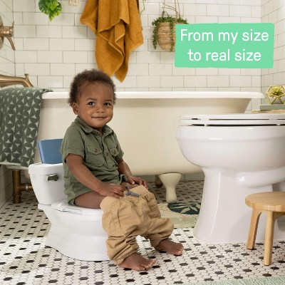 White Toddler Potty Training Chair with Flushing Sound