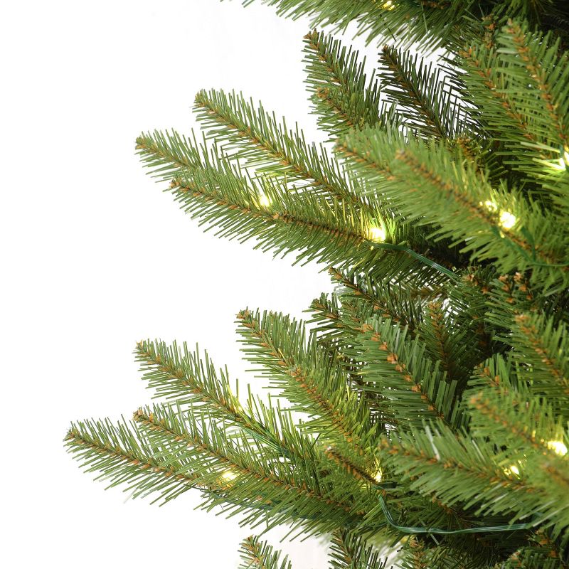 7.5ft Puleo Pre-Lit Full Fraser Fir Artificial Christmas Tree Clear Lights, 4 of 7