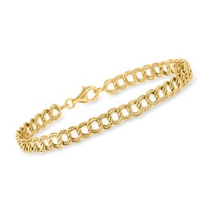 Ross-Simons 6mm 10kt Yellow Gold Curb-Link Bracelet - 1 of 3